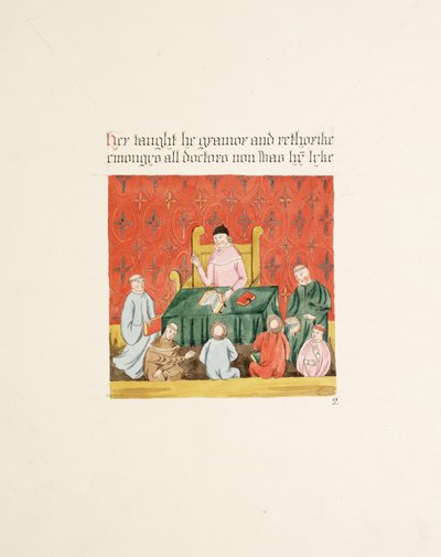 Ms. New Coll 380, f11r. Les antiquités de la cathédrale Sainte-Marie, Carlisle, dessinées par Robert Carlile - Robert Carlile